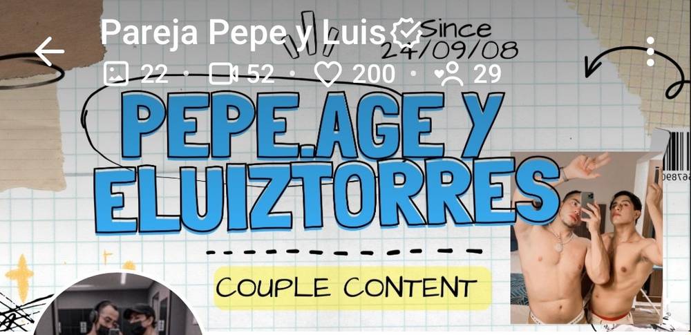 Pareja Pepe y Luis