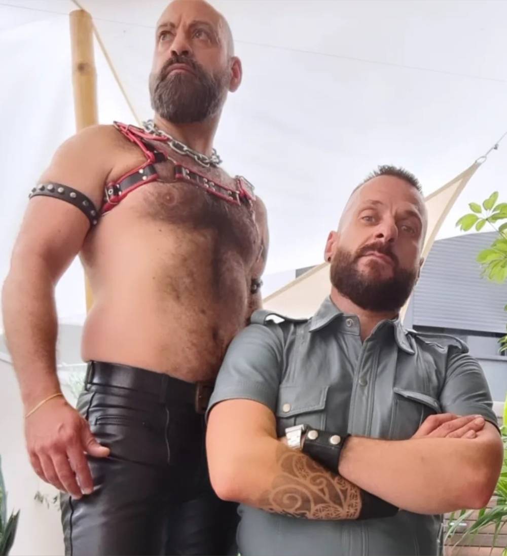 Leather couple of Barcelona