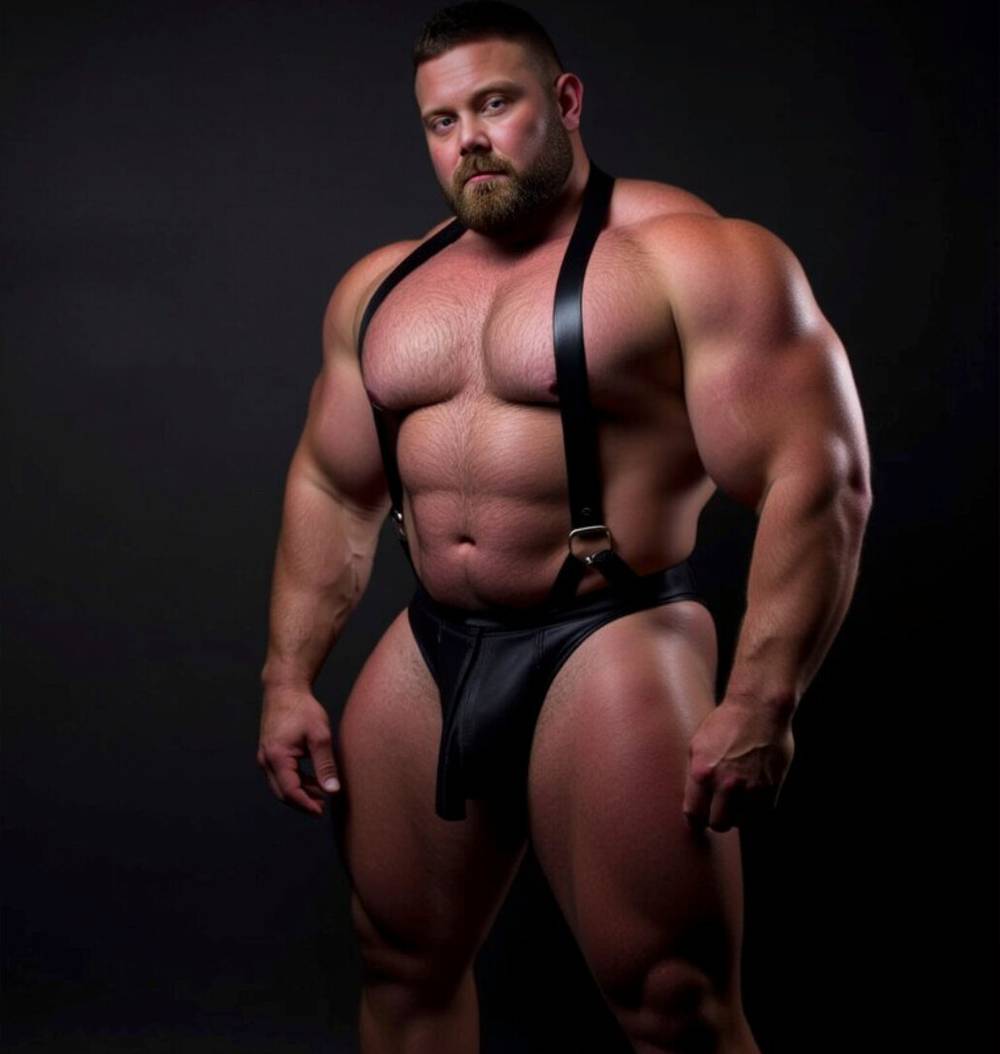 Submissive Muscle Slave